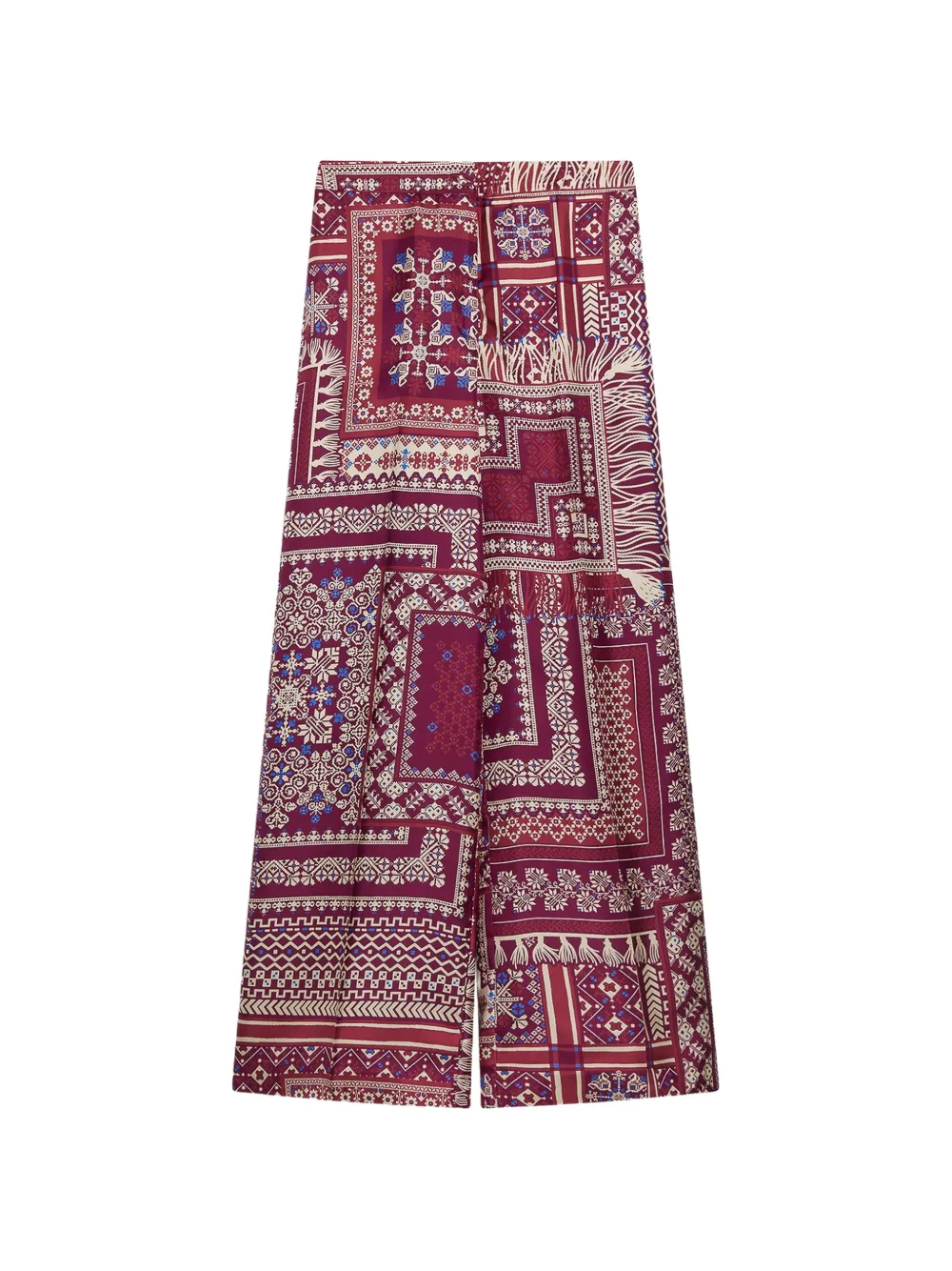MOMONÌ Cocos Bis wide-leg trousers - Rot