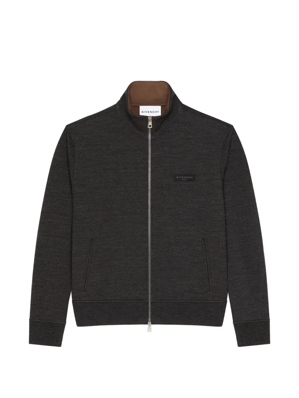 Givenchy zip-up wool cardigan - Grigio
