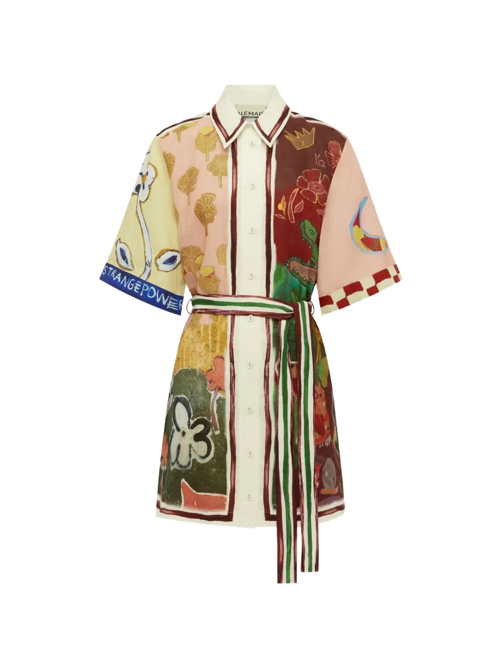 ALEMAIS Tangible Love mini dress - Toni neutri