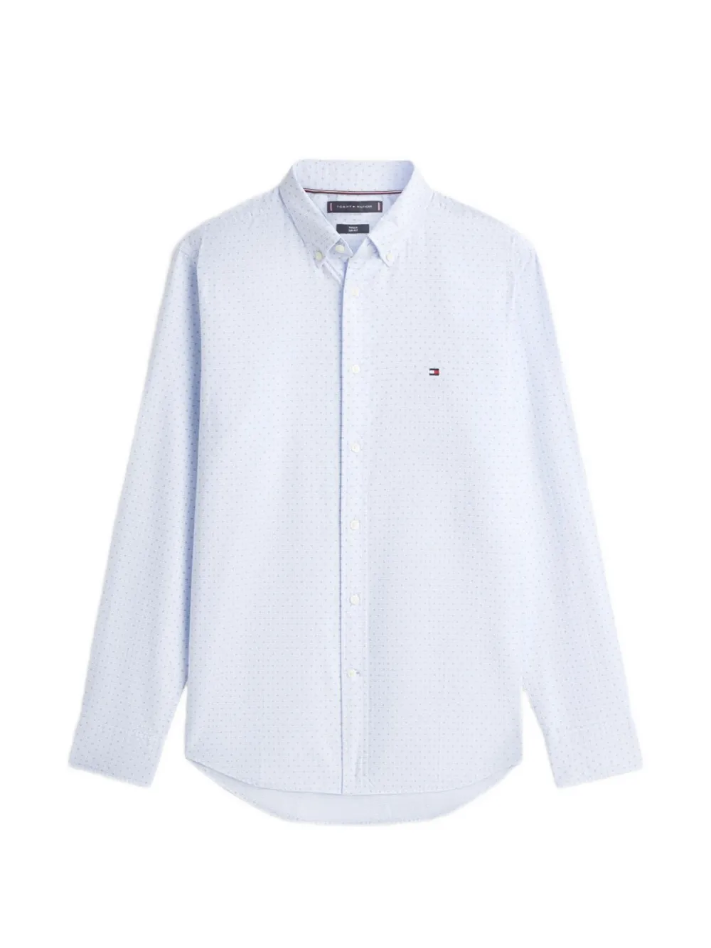 Tommy Hilfiger poplin mini-print shirt - Blu