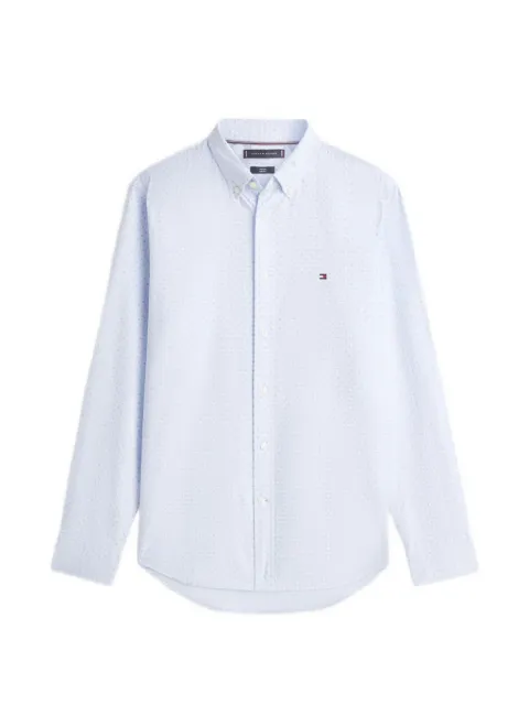 Tommy Hilfiger poplin mini-print shirt