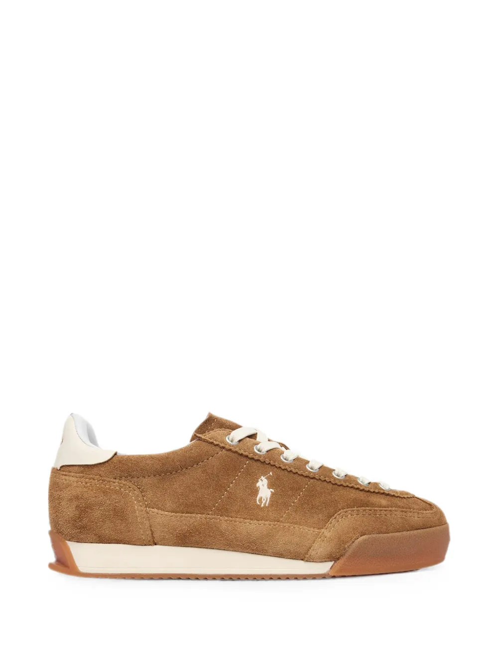 Polo Ralph Lauren Hester leather sneakers Bruin