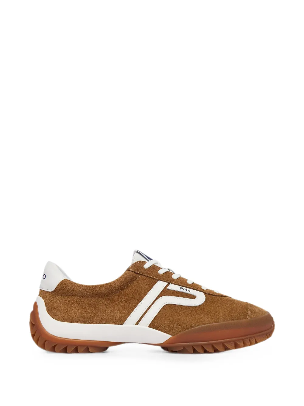 Polo Ralph Lauren logo-patch suede low-top sneakers Bruin