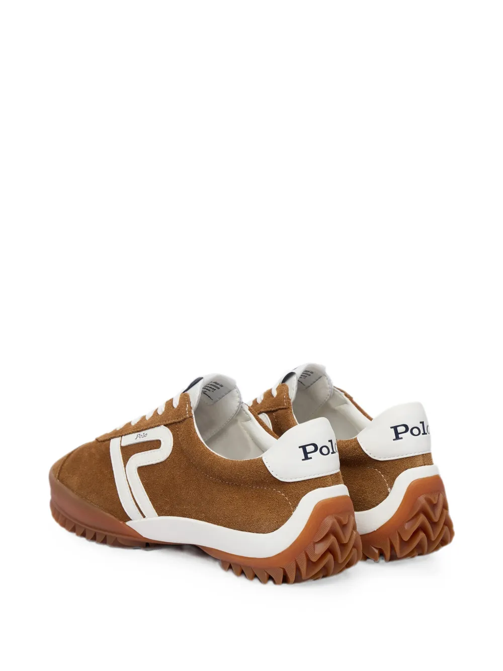 Polo Ralph Lauren logo-patch suede low-top sneakers Bruin