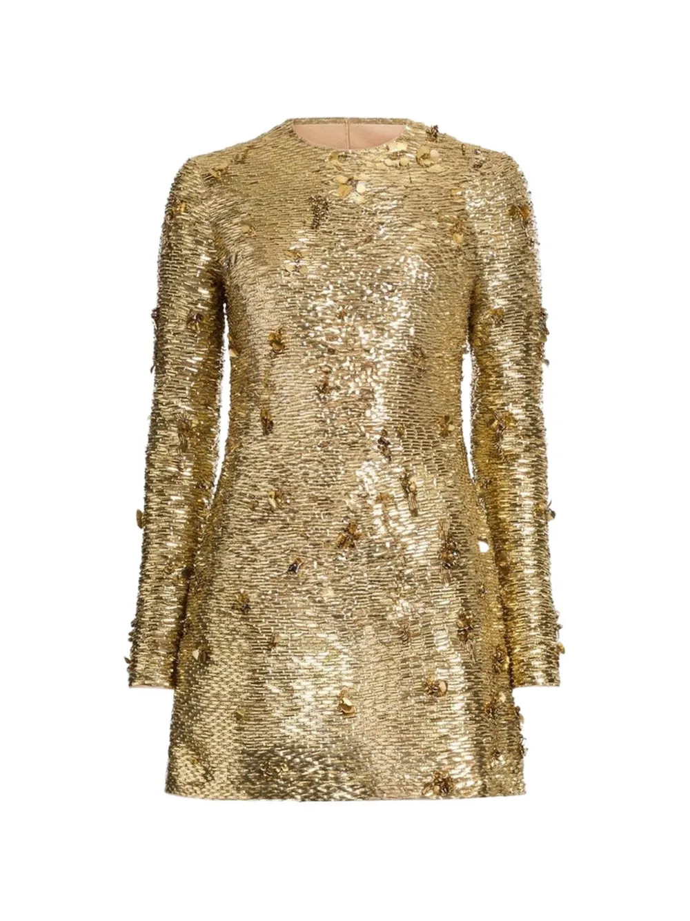 Elie Saab bead-embroidered sequinned mini dress - Oro