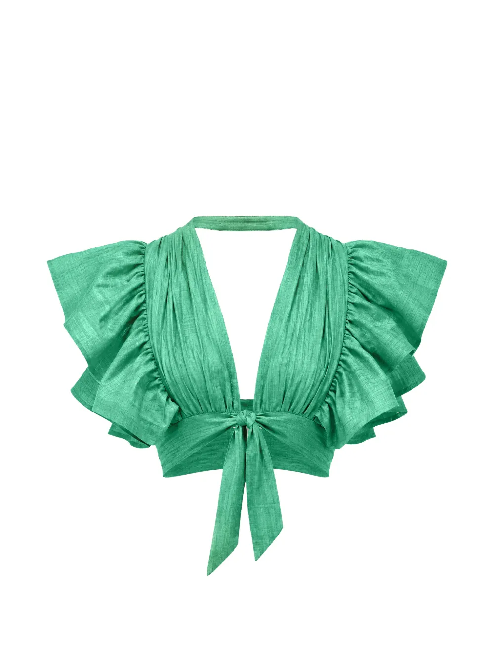 Alexis Varenna ruffled blouse - Verde