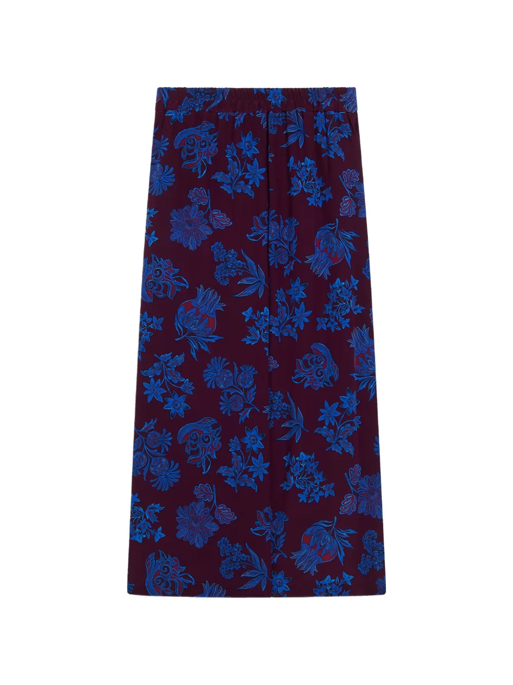 MOMONÌ Nysa silk midi skirt - Viola