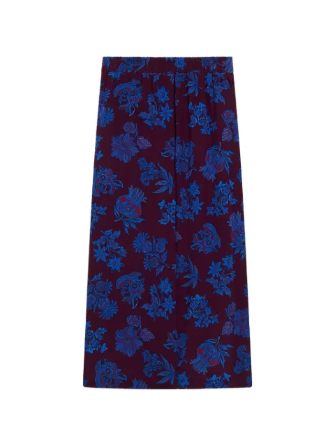 MOMONÌ Nysa silk midi skirt