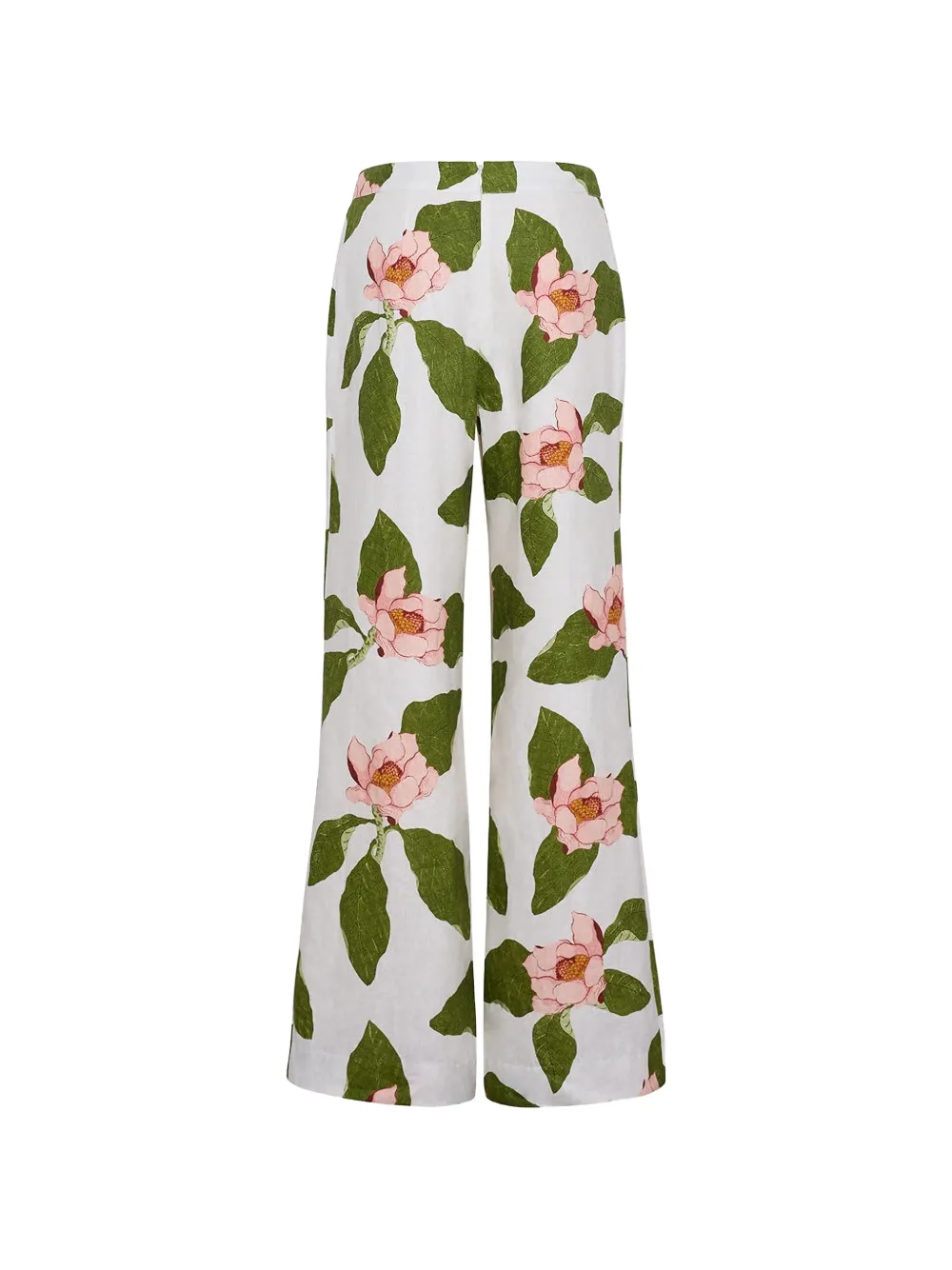 Cara Sunflower palazzo broek Beige