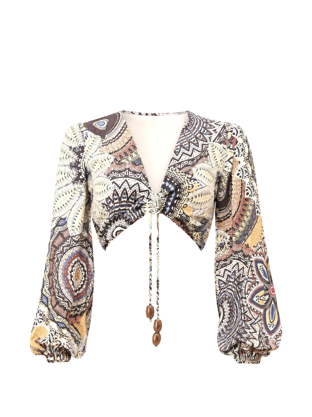 Alexis Colmar medallion-print top - Nude