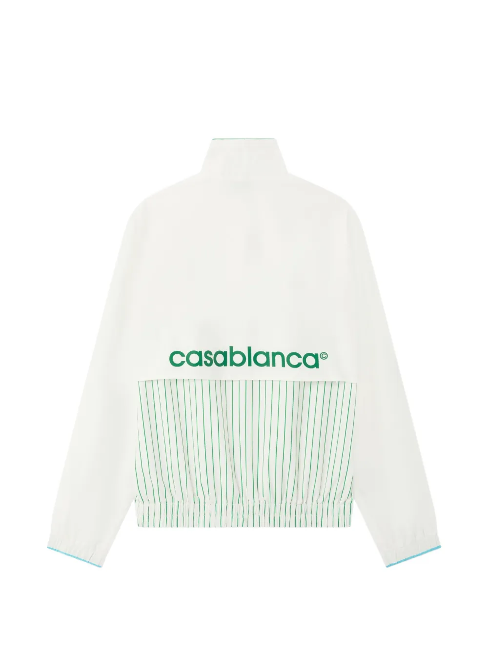 Casablanca Windjack met bloemenprint Wit