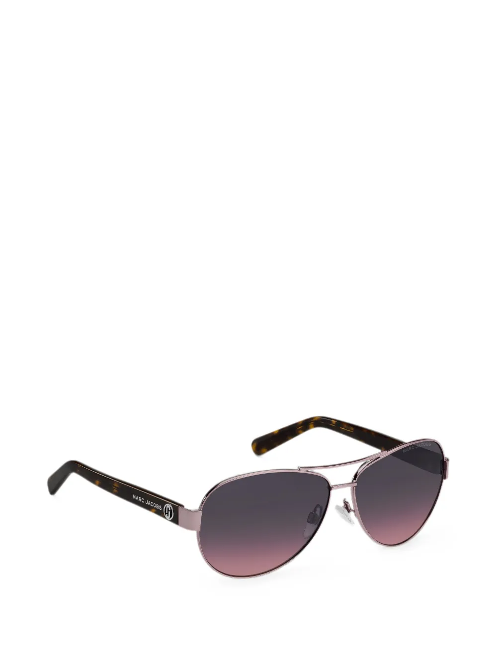 Marc Jacobs Eyewear Zonnebril met piloten montuur Paars