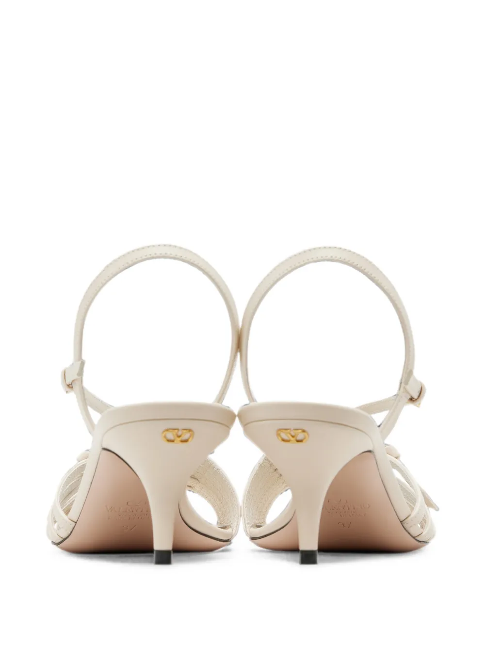 Valentino Garavani Nodine knotted sandals Wit