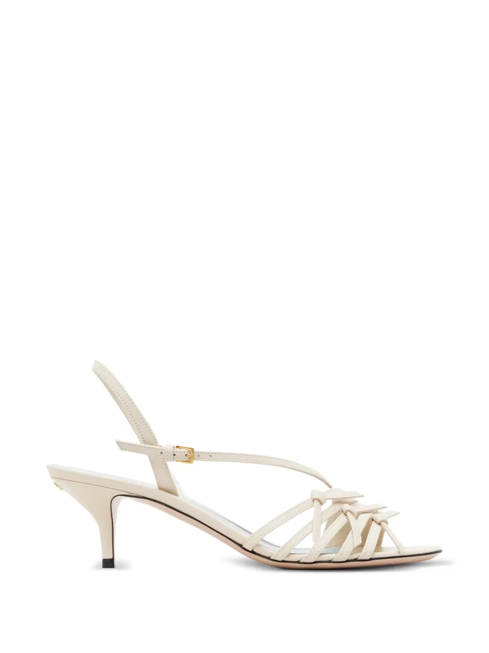 Valentino Garavani Nodine knotted sandals Wit