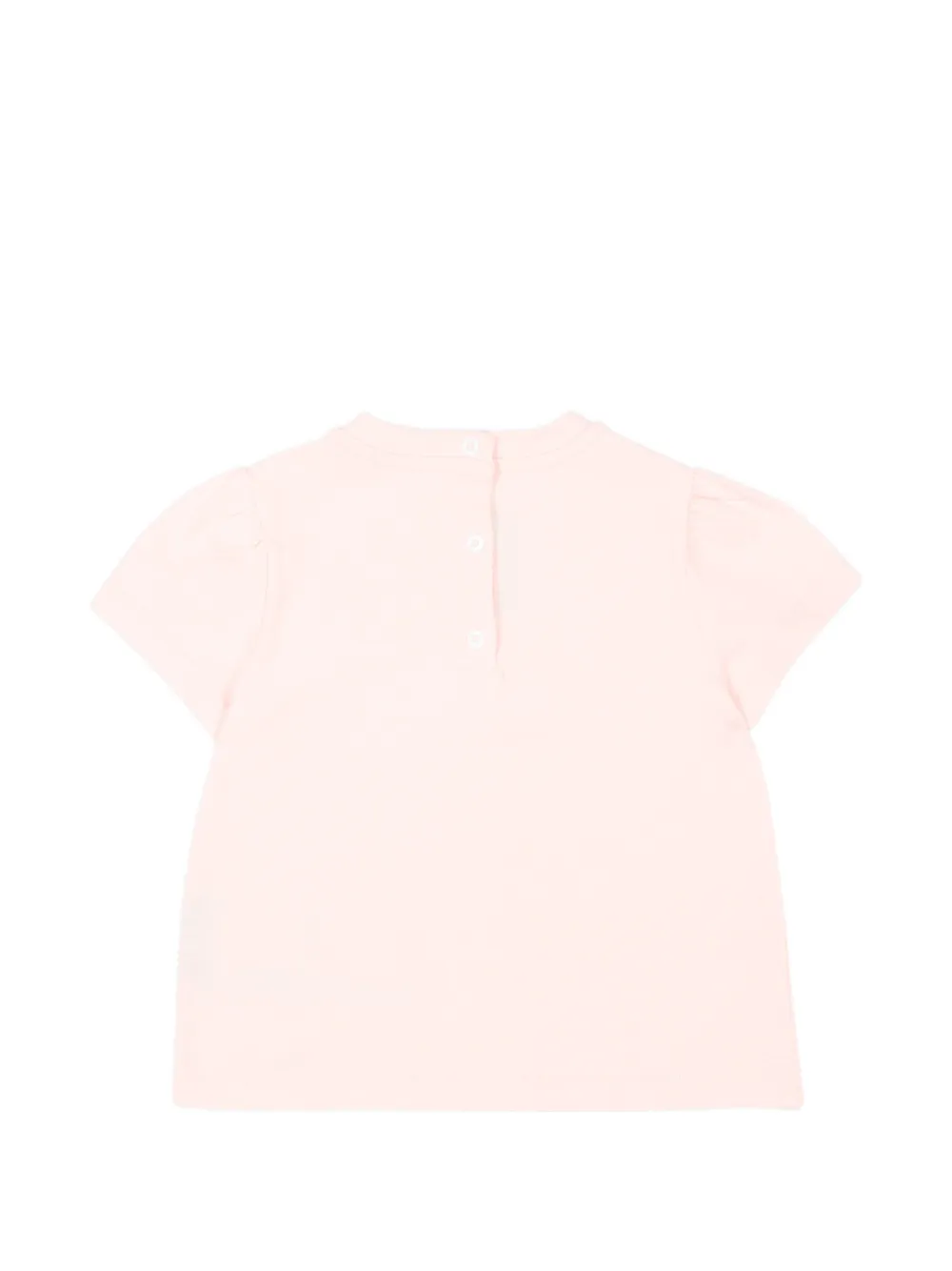 Balmain Kids T-shirt met logoprint Roze