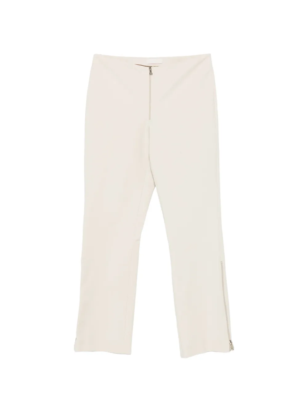 Pre-owned Prada 2000s Straight Trousers In 中性色