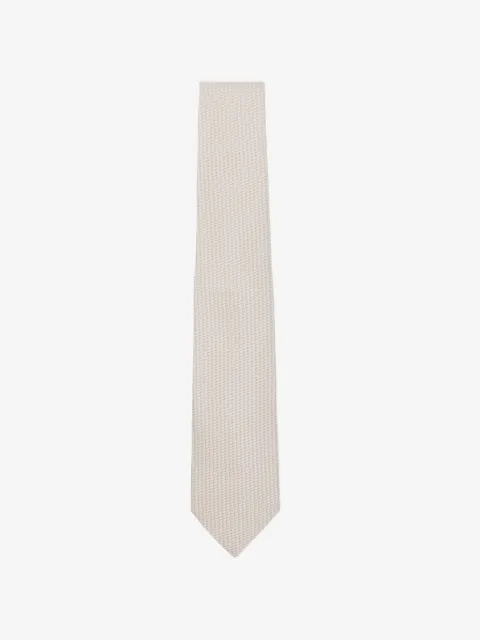 Canali Seidenkrawatte mit Mikro-Muster