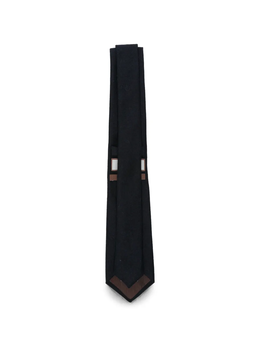 Canali Wollen stropdas Blauw