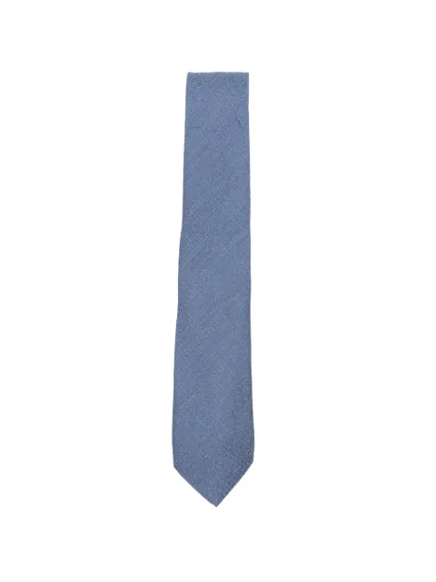 Canali corbata de lana con motivo tejido de rombos