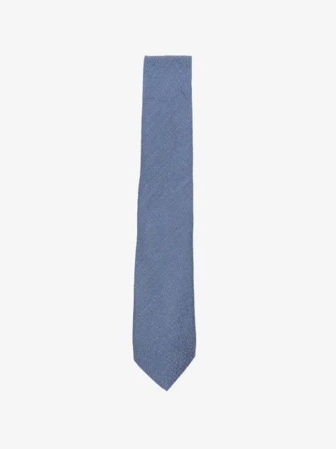 Canali diamond-weave wool tie