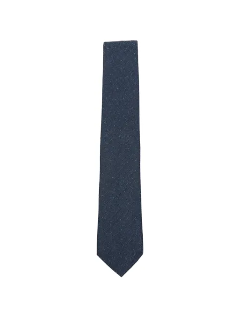 Canali micro-pattern silk tie