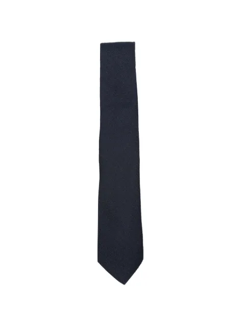 Canali diamond-weave wool tie