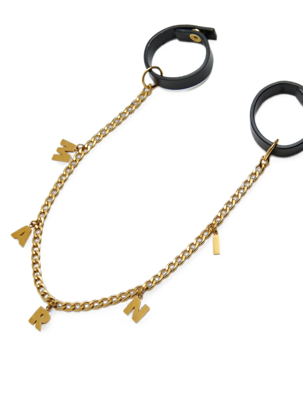 Marni Kids Halsketting met logo-bedel Goud