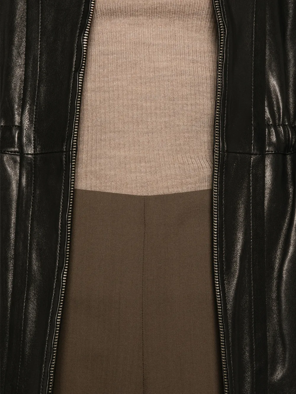 KHAITE Walter cropped broek Bruin