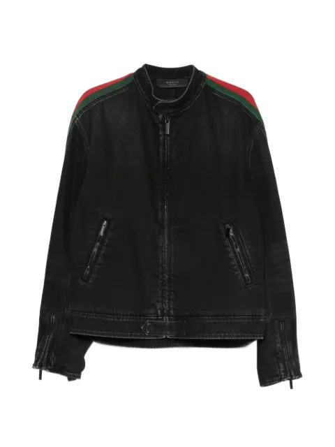 Gucci Web-stripe denim jacket