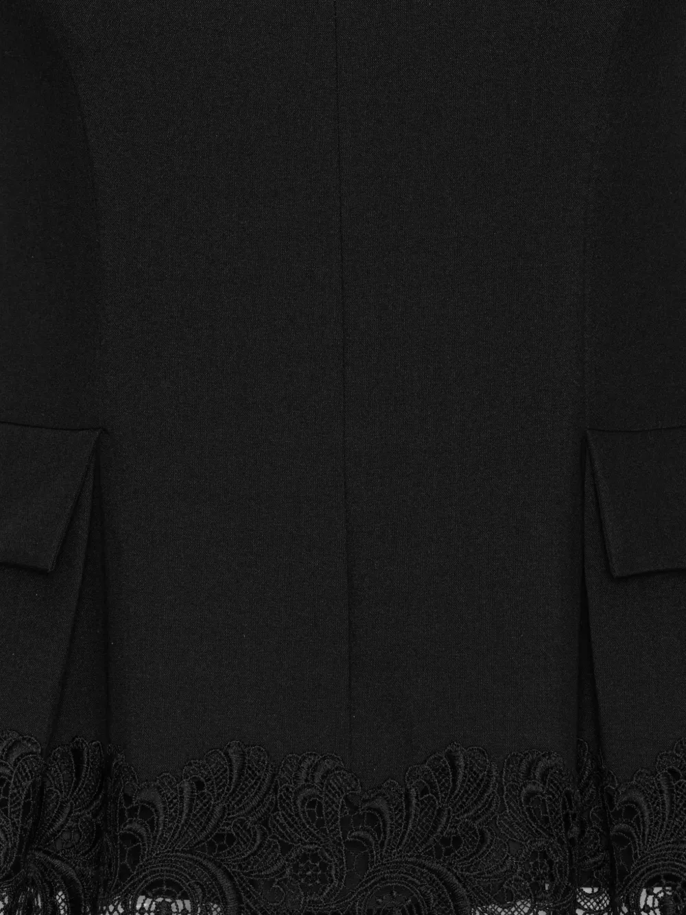 ROTATE BIRGER CHRISTENSEN Peplum bustier top Zwart