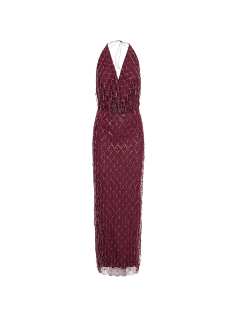 ROTATE BIRGER CHRISTENSEN sequins halterneck dress