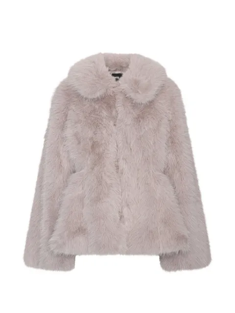 ROTATE BIRGER CHRISTENSEN faux-fur flared jacket
