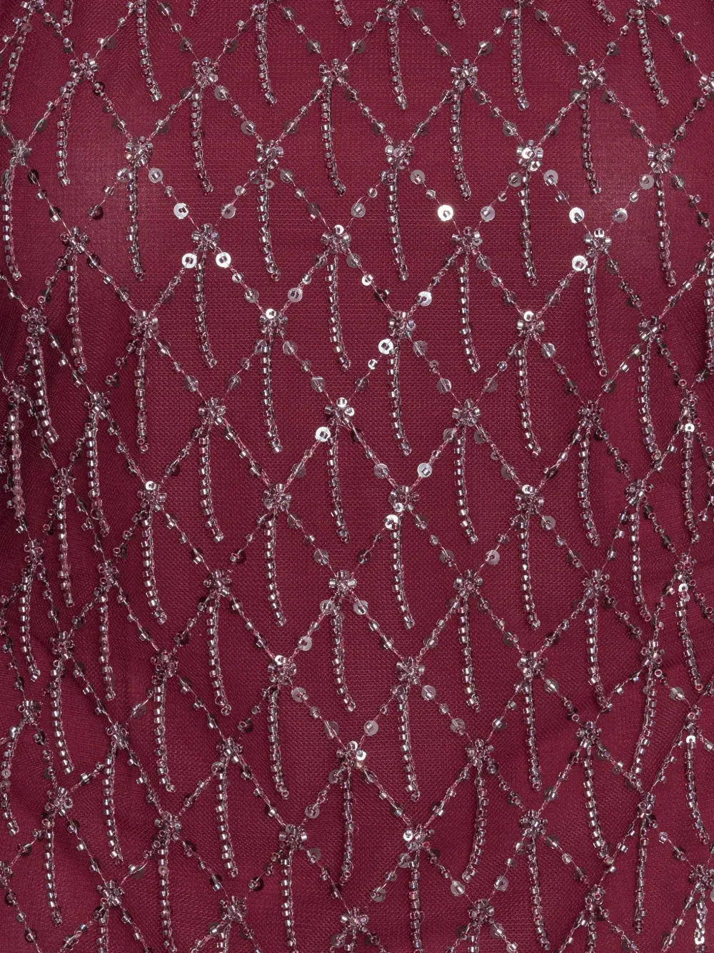 ROTATE BIRGER CHRISTENSEN Flared mini-jurk met pailletten Rood