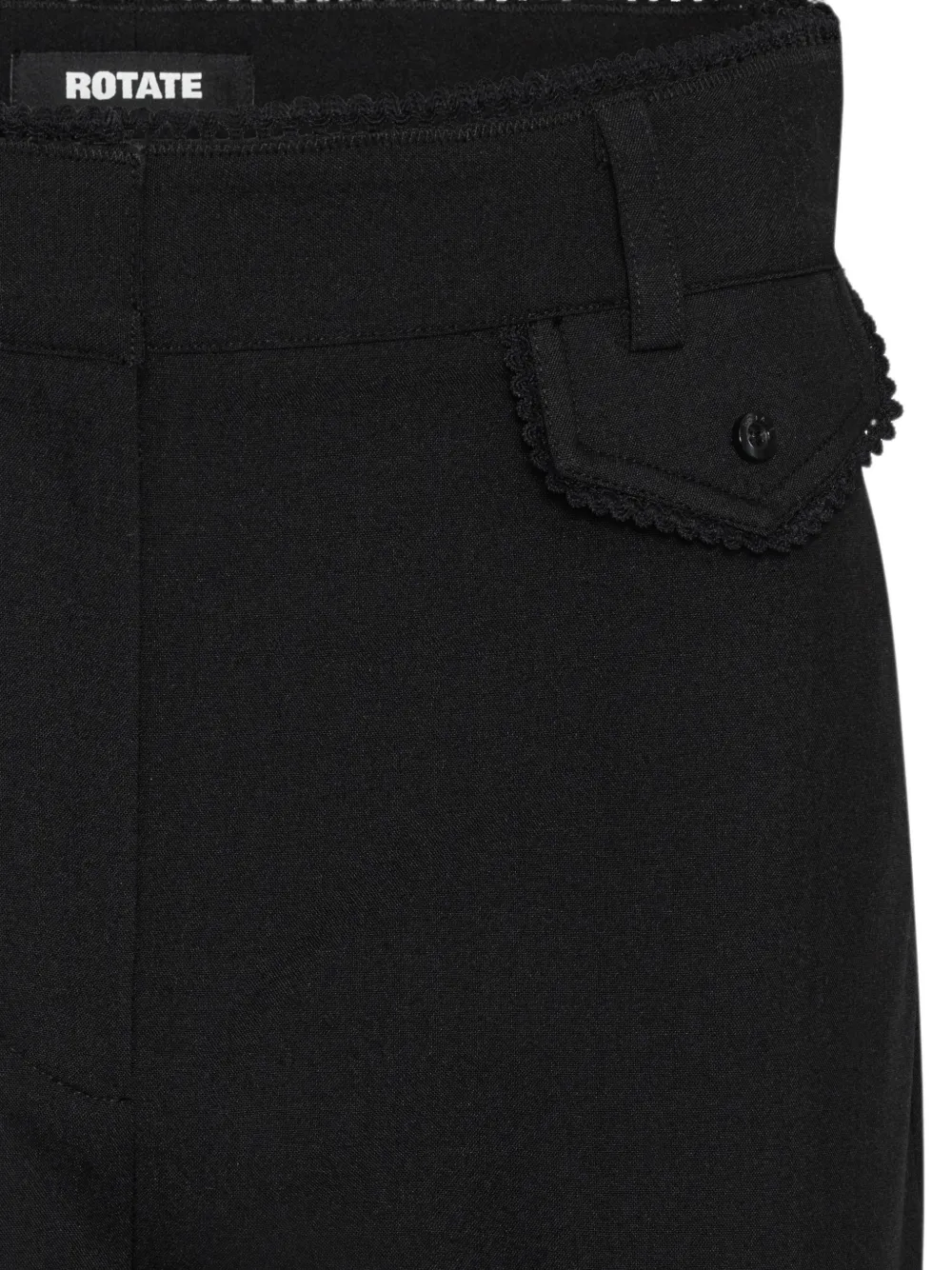 ROTATE BIRGER CHRISTENSEN Flared broek Zwart