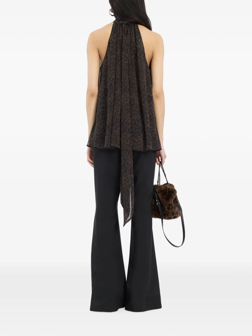 ROTATE BIRGER CHRISTENSEN Flared broek Zwart