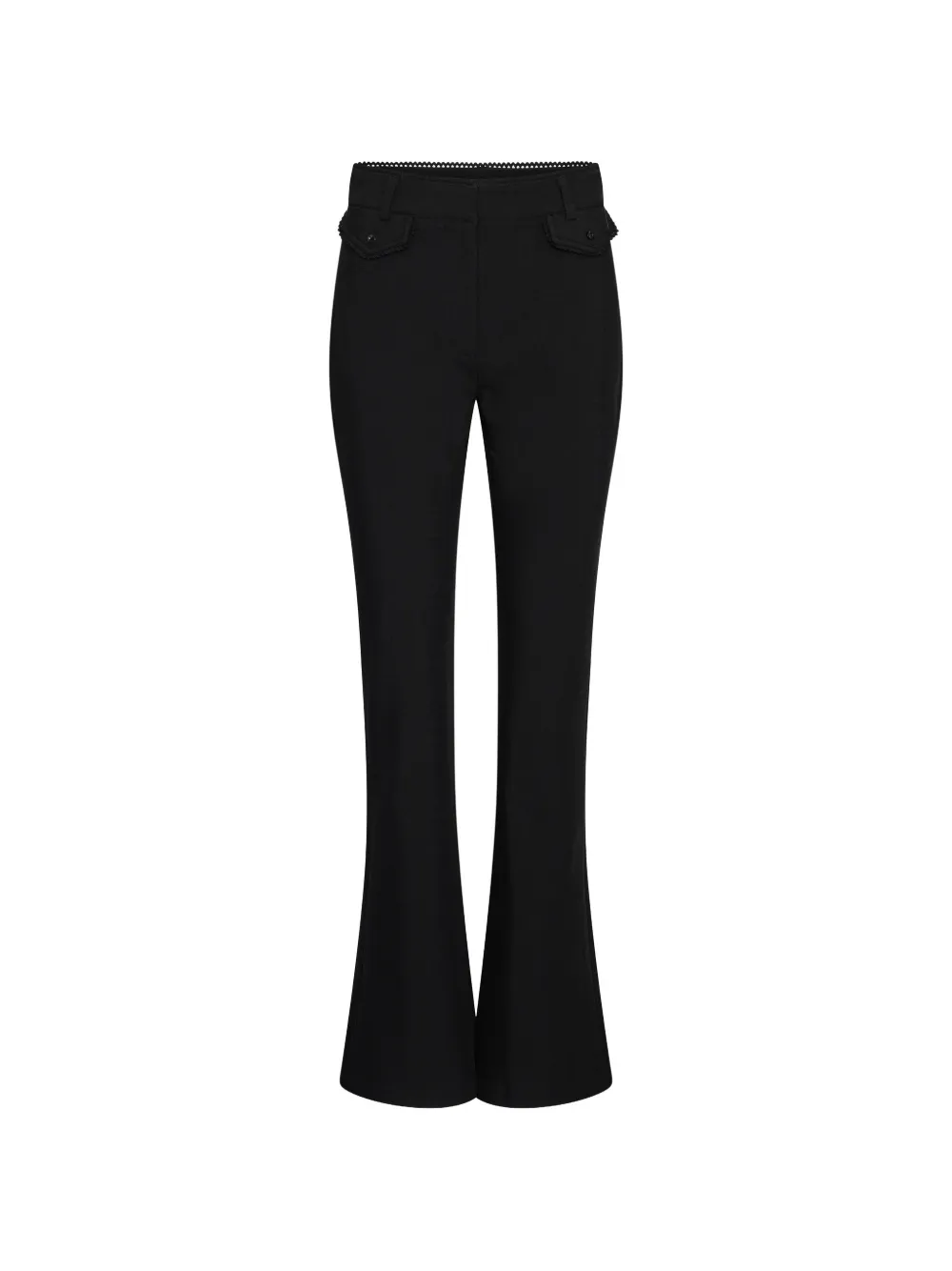 ROTATE BIRGER CHRISTENSEN Pantaloni svasati neri - Nero