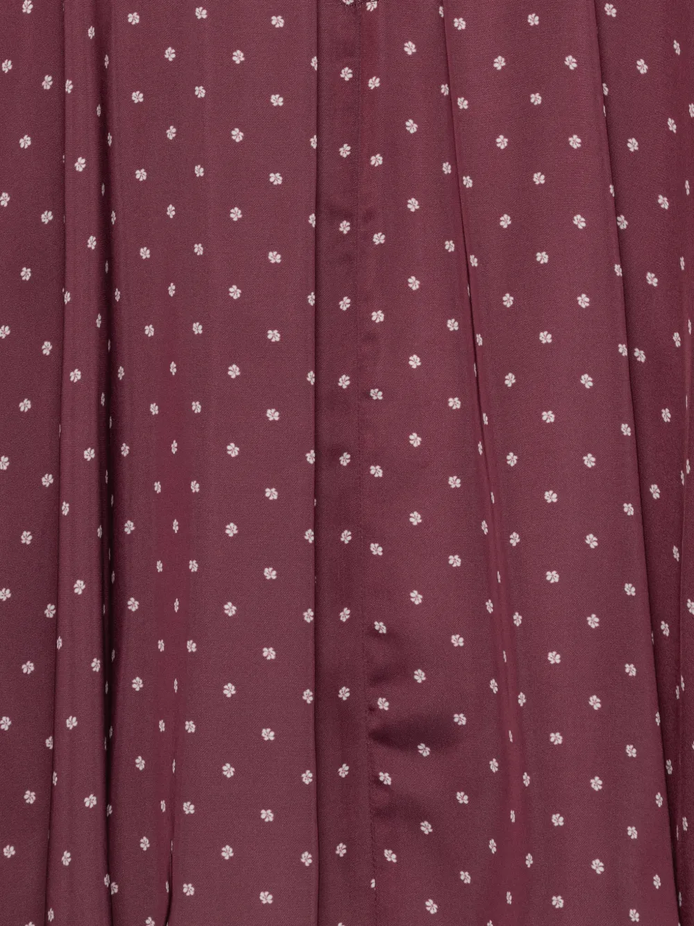 ROTATE BIRGER CHRISTENSEN Satijnen blouse met strik en stippen Rood