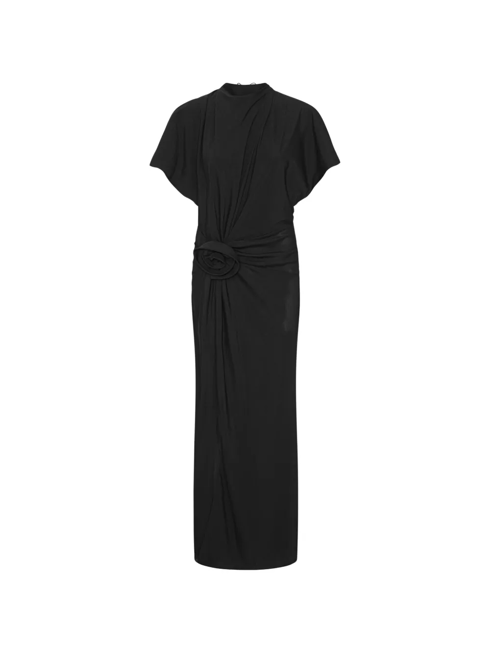 ROTATE BIRGER CHRISTENSEN maxi slit dress - Schwarz