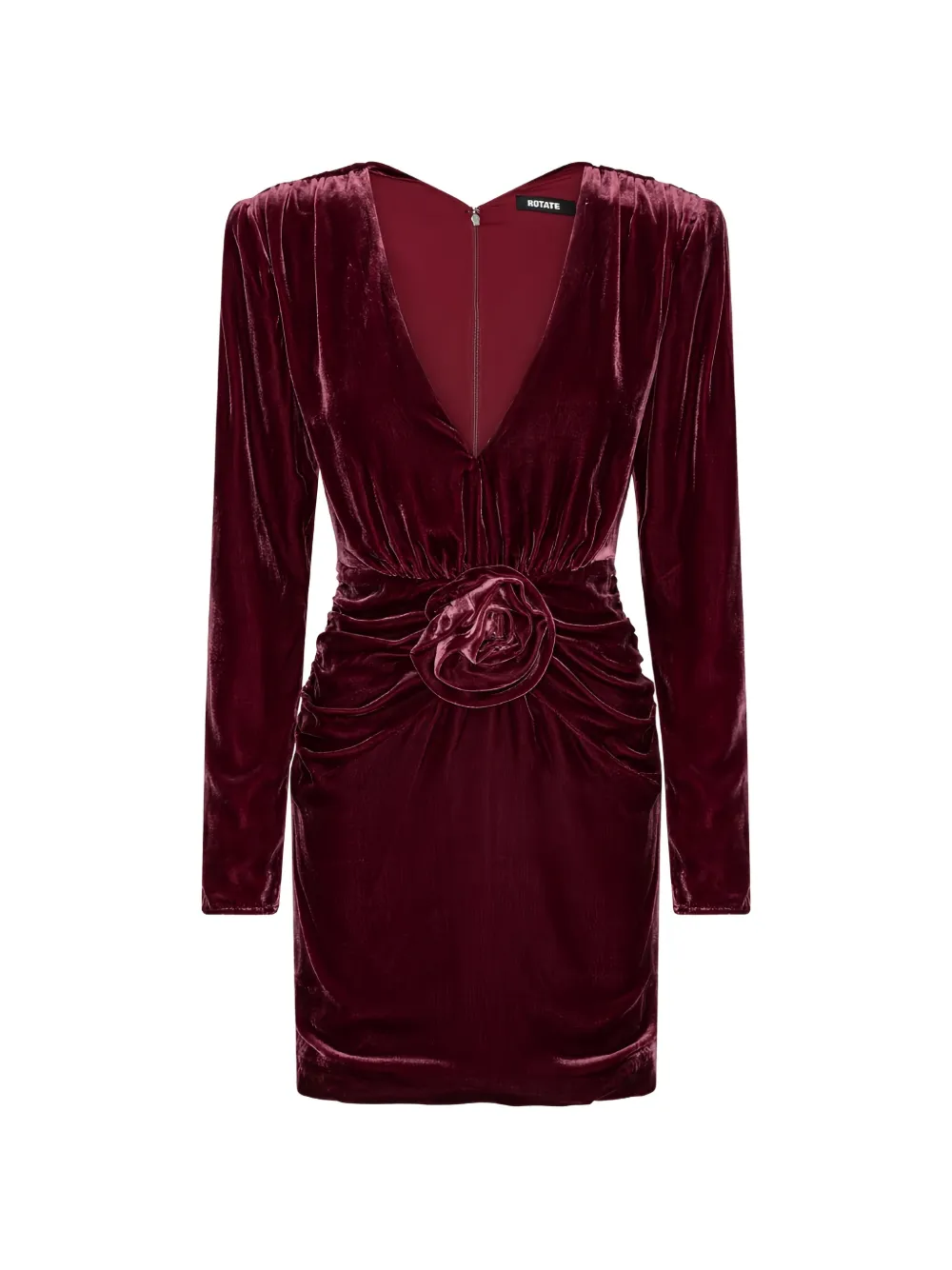 ROTATE BIRGER CHRISTENSEN silk velvet mini dress