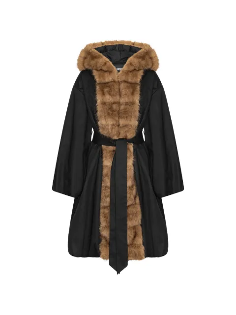 ROTATE BIRGER CHRISTENSEN faux-fur collar coat