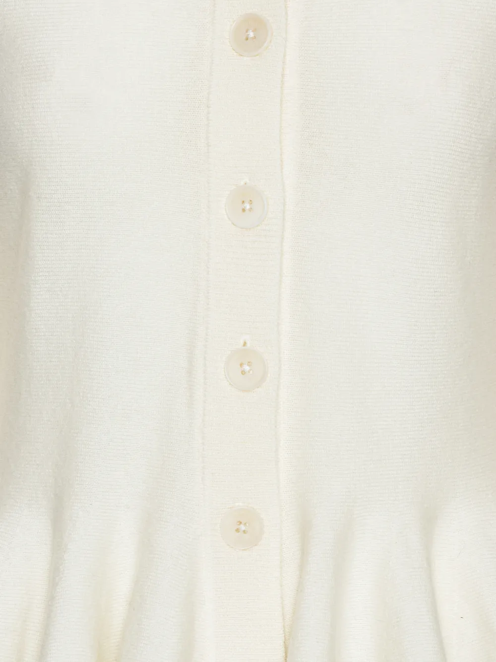 ROTATE BIRGER CHRISTENSEN Gebreid sculpturaal vest Wit
