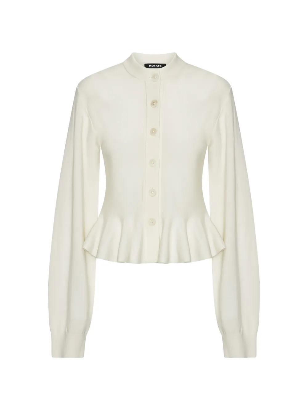 ROTATE BIRGER CHRISTENSEN Gebreid sculpturaal vest Wit