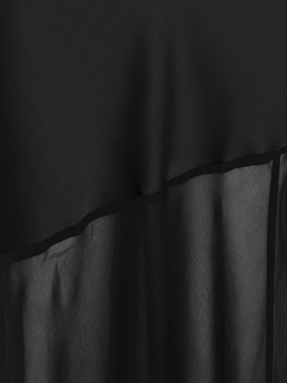 ROTATE BIRGER CHRISTENSEN Ls maxi-jurk met split Zwart