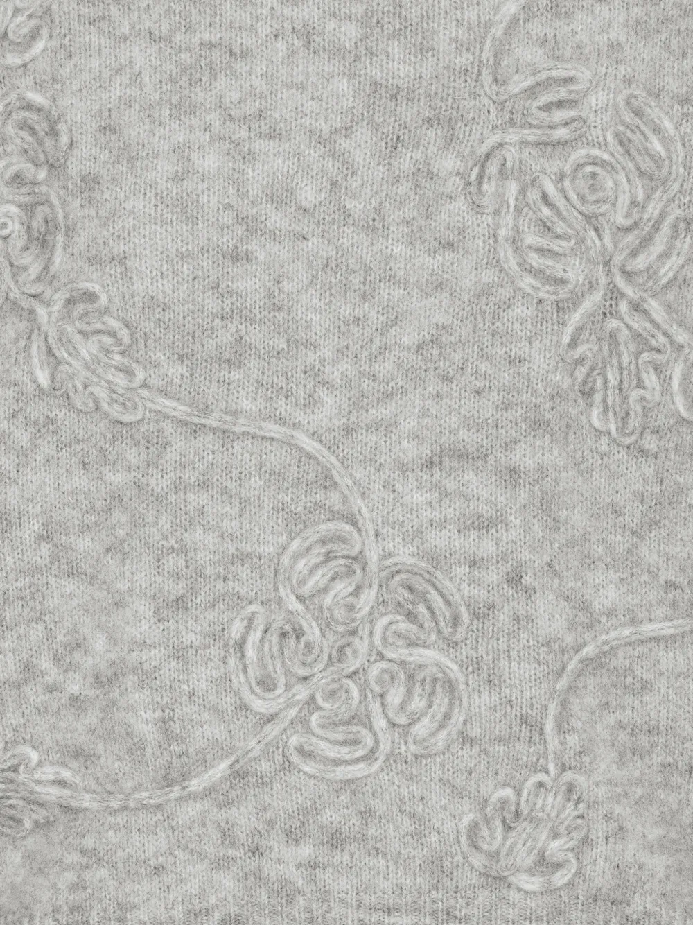 ROTATE BIRGER CHRISTENSEN 3D trui met bloemen Grijs