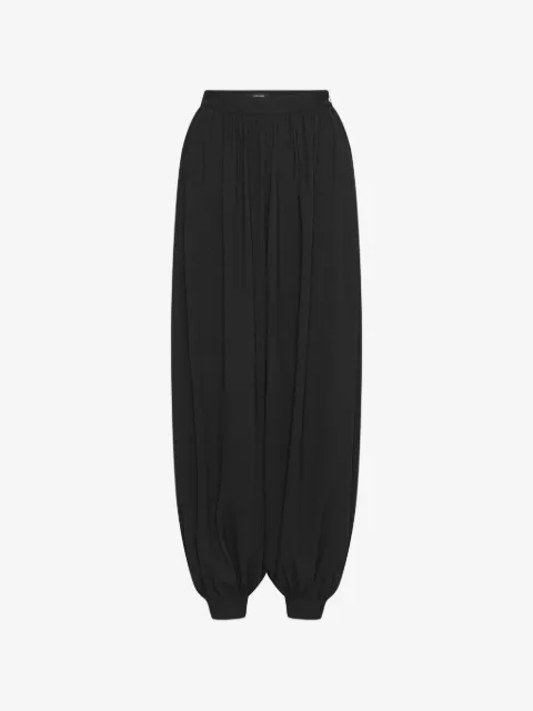 ROTATE BIRGER CHRISTENSEN pantalon ample à design plissé