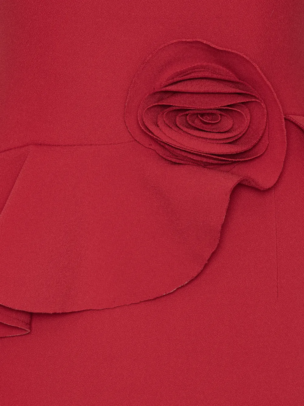 ROTATE BIRGER CHRISTENSEN Strapless maxi-jurk met bloem Rood