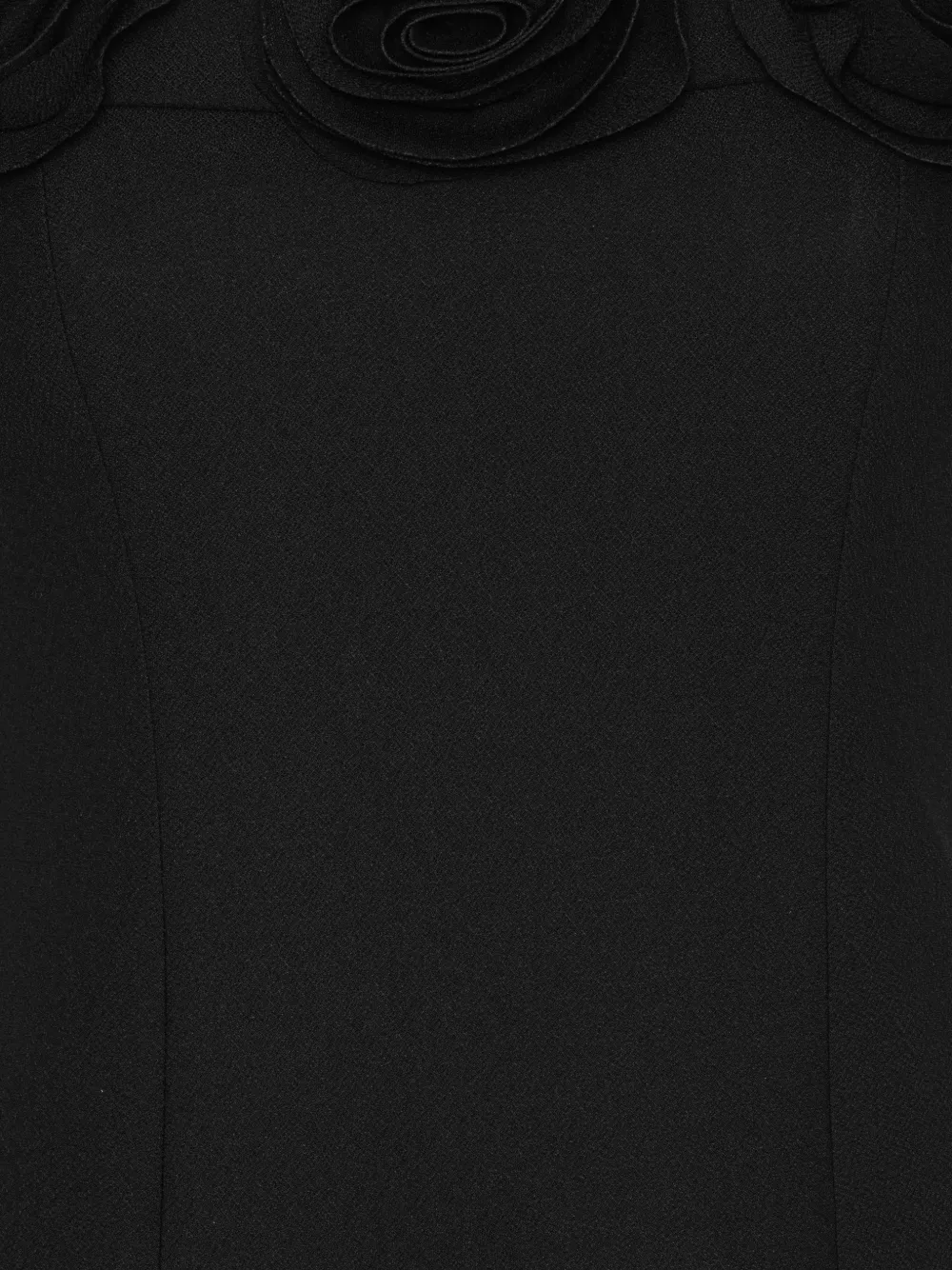 ROTATE BIRGER CHRISTENSEN Maxi-jurk met crêpe bloem Zwart