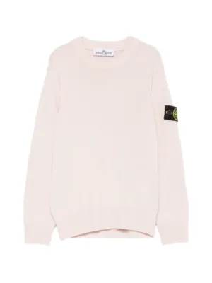 Stone Island Junior ロゴパッチ スウェットシャツ | ニュートラル
