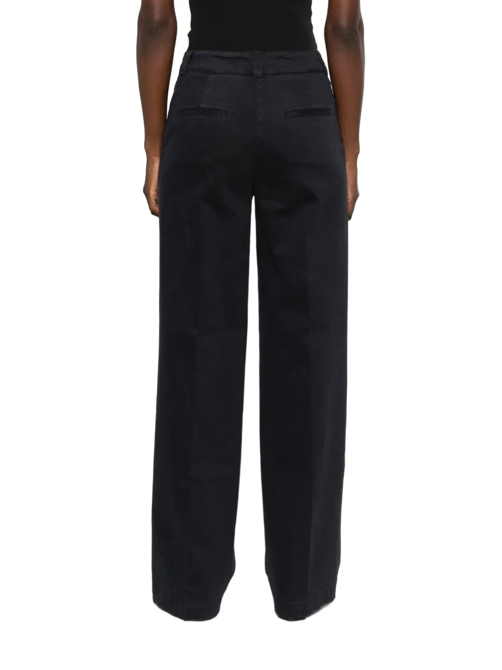 Peserico Pantalon met wijde pijpen Blauw