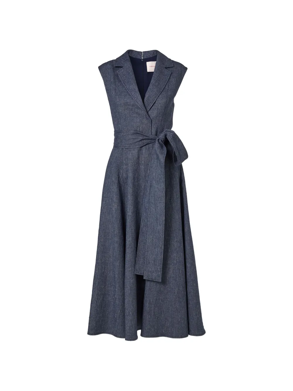 Carolina Herrera belted midi dress - Blau